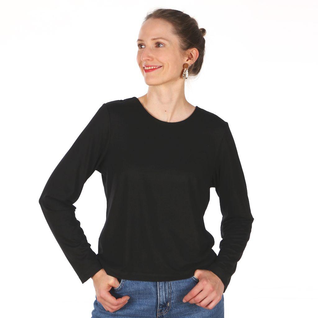 Papierschnittmuster Jerseybluse Frau Yelda XS-XXL